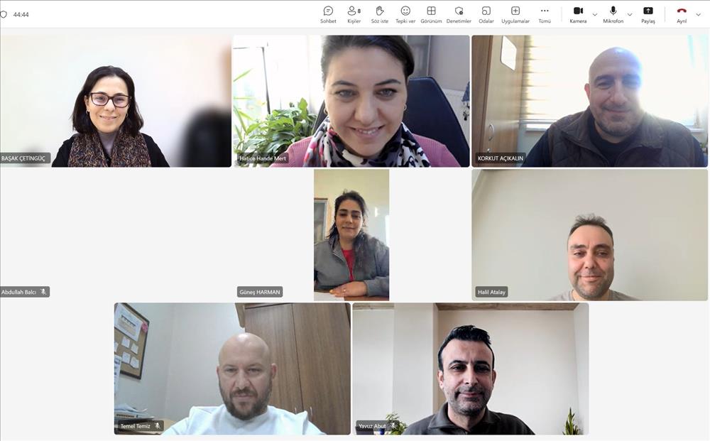 Bölüm Kalite Koordinatörleri 2025 Yılı Sonu Durum Değerlendirme Toplantısı Gerçekleştirildi