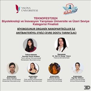 Teknofest Takımımız "nanoWISS", Biyoteknoloji ve İnovasyon Yarışması Üniversite ve Üzeri Seviye Kategorisi’nde finalist oldu