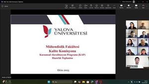 Mühendislik Fakültesi Kalite Komisyonu, KAP Hazırlıklarında Son Aşamayı Değerlendirdi