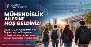 2026–2027 Akademik Yılı Öğrenci Oryantasyon Programı