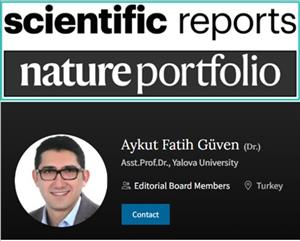 Scientific Report'da Yayın Kurulu Üyeliği