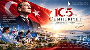 29 Ekim Cumhuriyet Bayramımızın 103. Yılı Kutlu Olsun!
